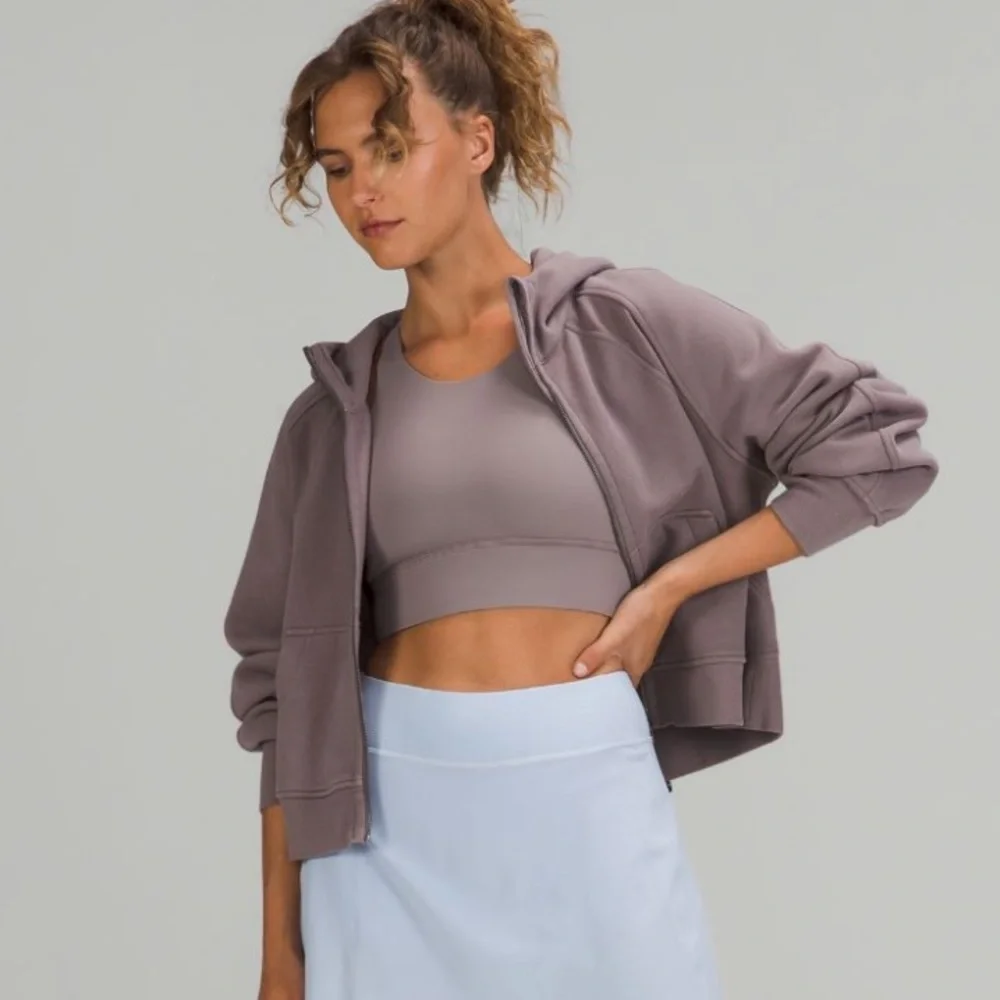 Lululemon Scuba Oversized Full Zip * Lunar Rock XS/S NWT Discontinued - Picture 2 of 8